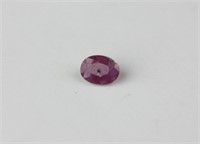 Ruby Gemstone  Natural,  .81 carats