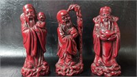Three Confucious Resin Statues