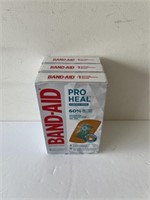 3 packs of pro heal band aids 5 count per box
