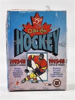 1992-93 O PEE CHEE HOCKEY SEALED BOX