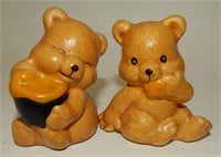 Adorable Baby Bears with Honey Pot
