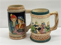 Vintage Steins-Germany & Japan