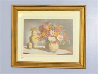 Framed Print by N Bubany - Measures Approx. 23 x