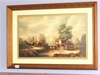 Framed Print by Nieszner - Measures Approx. 33 x