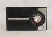 Vintage Philco Model Nt-903-bk Transistor Radio