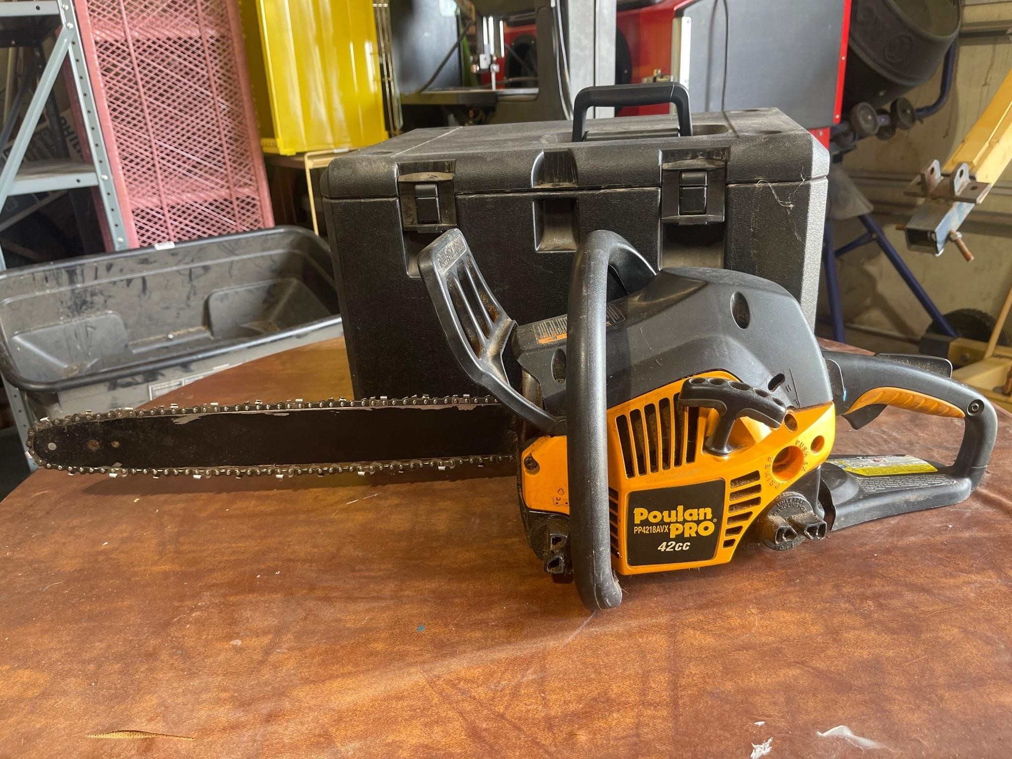 Poulan pro 42cc chainsaw