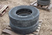 (2) Michelin 11R22.5 Tires