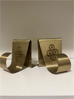 Solid Brass Book Ends 2of 2