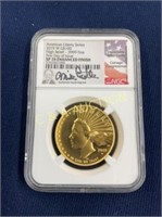 2019W $100 1OZ GOLD SP70 ENHANCE FINISH