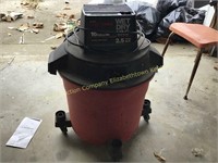 Craftsman 16 gallon wet/dry vac. 2.5 peak H.P. -