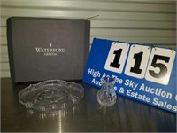 Beautiful Waterford Crystal Tray and Vase