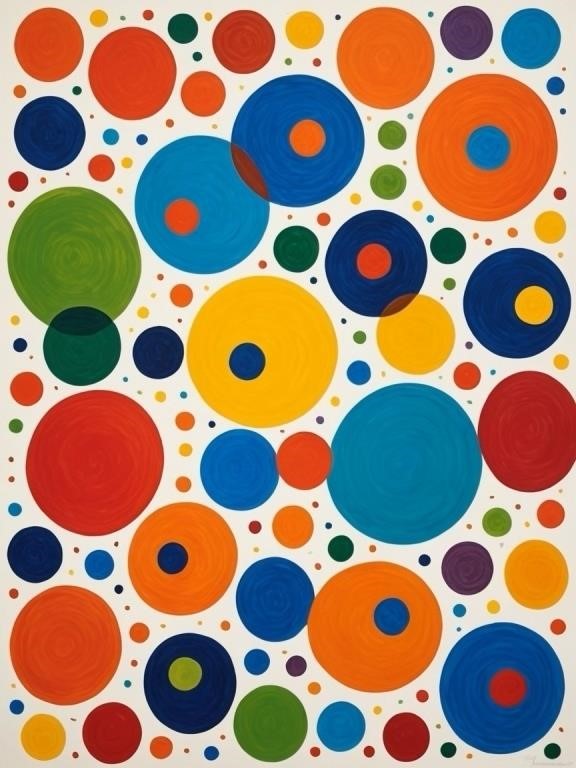 Mid Century Dots LTD EDT Canvas by Modern Masters