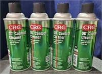 4 Cans CRC QD Contact Cleaner