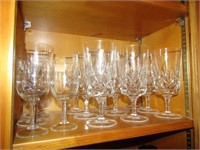 Contents of Middle Shelf - Stemware