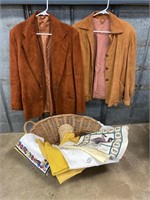 Suede Coats and Softgoods.
