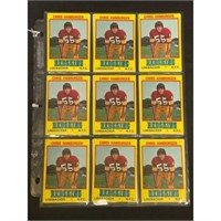 (35) 1975 Wonderbread Chris Hanburger Cards