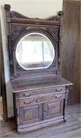 Antique marble top dresser - smaller size
