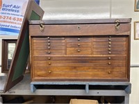 Machinist tool box/chest Mc wooden