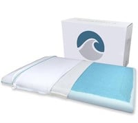 Bluewave Slim Max Cool gel memory foam pillow