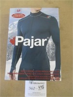 Pajar Underwear Men's Size S 1/2 Zip Mock Neck Top