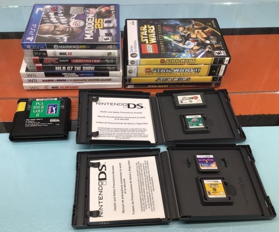 Lot of video games