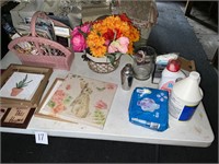 Table Lot of Mixed Items