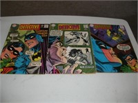 Vintage DC Detective Comics #376, 379, 380