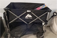 OZARK TRAIL BEACHCART AND UMBRELLA