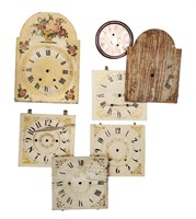 GROUP OF CLOCK DIALS