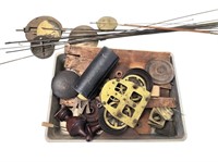 COLLECTION OF CLOCK PARTS