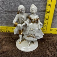Vintage Victorian Porcelain Dancing Couple