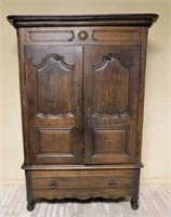 19th Century French Oak Armoire.