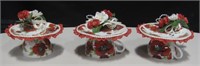 Set of 3 Small Teacup Candy Dishes