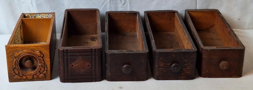 Drawers From Antique Sewing Machine Cabinet