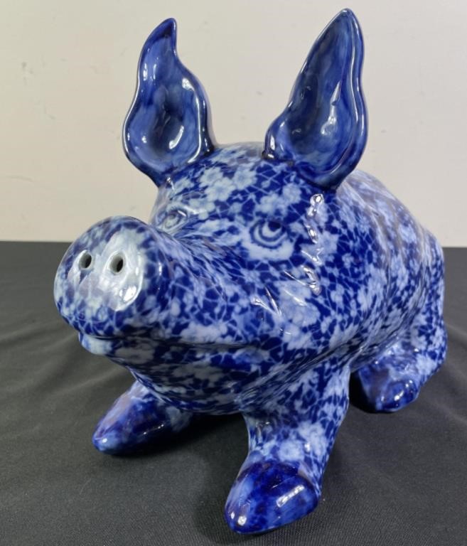 Victoria Ware Ironstone Floral Pig Figurine