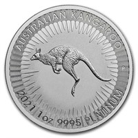 2021 Australia 1oz Platinum Kangaroo Bu
