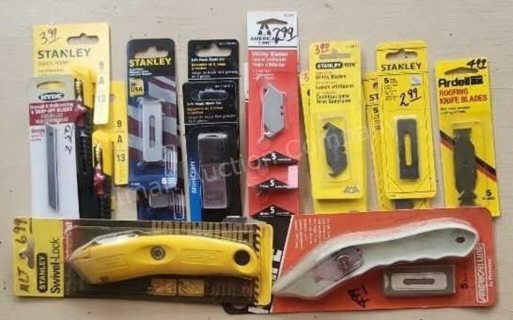 Utility Knives and Differnt Types of Blades