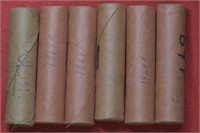 6 Bank Rolls Of Lincoln Head Pennies