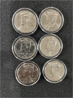 6- 2009 KENNEDY HALF DOLLARS - APPEAR UNCIRCULATED