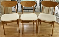 3pc Mid-Century Style Chairs