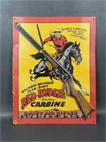 Red Ryder Cowboy Daisy Air Rifles Tin Sign