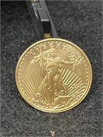 2021 Type 2 US 1/10th Oz $5 Gold American Eagle BU