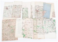 WWII US ORDNANCE SURVEY MAPS OF FRANCE