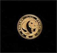 Coin 1983 China Panda 1/20 oz Gold Coin-Gem BU