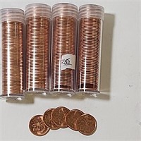 2006,2007,2008,2009 rolls of .01 cents