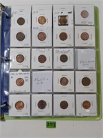 Collection of Canadian .01 cents 1937-2012