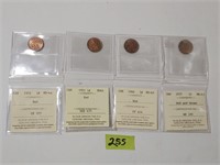 Canadian .01 cents, All ICCS graded