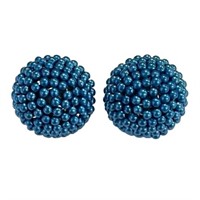 Chic Cluster Beaded Push Back Earrings