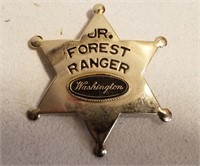 Vintage Jr. Forest Ranger Washington Badge Toy