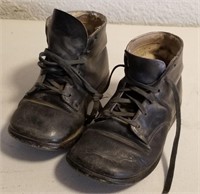 Vintage Edwards Leather Childrens Shoes